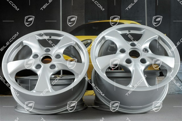 17-inch Boxster wheel rim set, 7J x 17 ET55 + 8,5J x 17 ET50 17-inch Boxster wheel rim set, 7J x 17 ET55 + 8,5J x 17 ET50