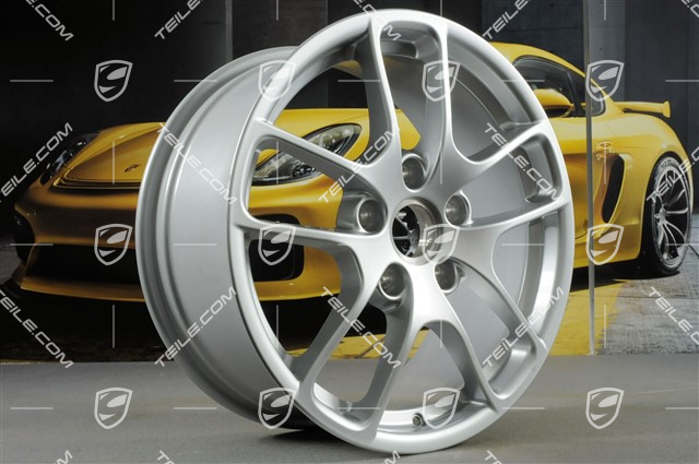 18-inch wheel rim set Cayman III, 8J x 18 ET57 + 9,5J x 18 ET49