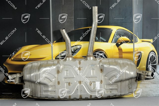 Rear muffler, V6 3.6L 206KW Rear muffler, V6 3.6L 206KW