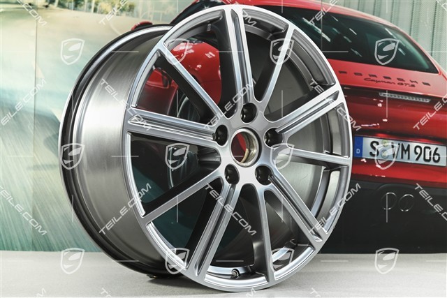 20" Felge Panamera Turbo, 10,5J x 20 ET71, Adamantium