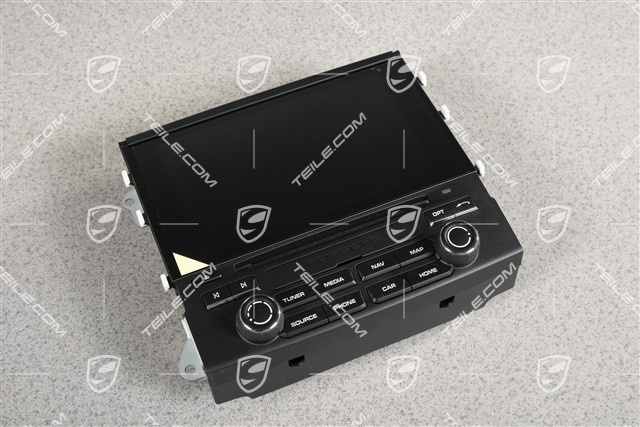 Control / Operating unit, Screen, with cell phone / mobile phone preparation