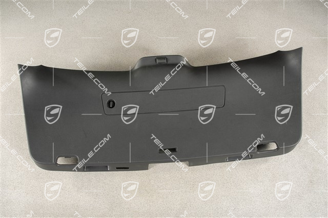 Verkleidung, Heckklappe, Schwarz