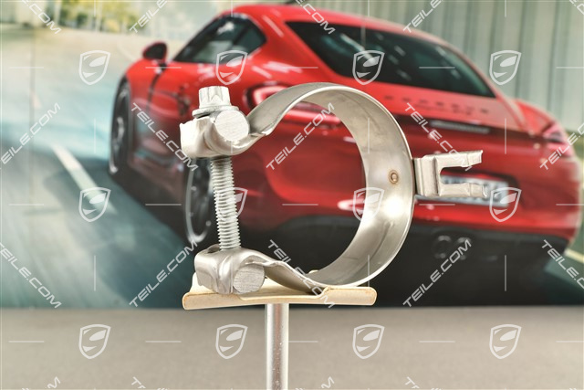 Exhaust system clamp that connects tailpipe to main muffler, 60mm