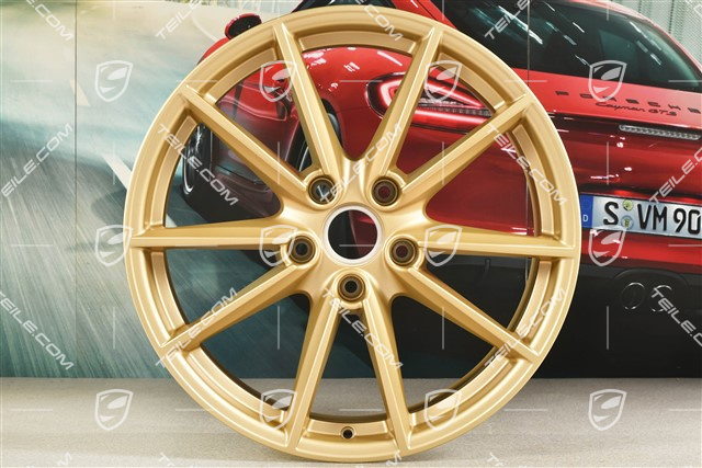20" Felge Carrera S, 8,5J x 20 ET53, aurum-seidenmatt