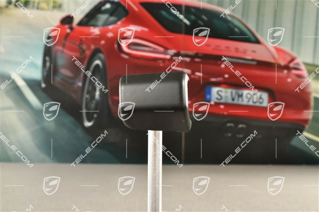 Türverkleidung Zuziehgriff, Abdeckblende, Hinten, Schwarz, R