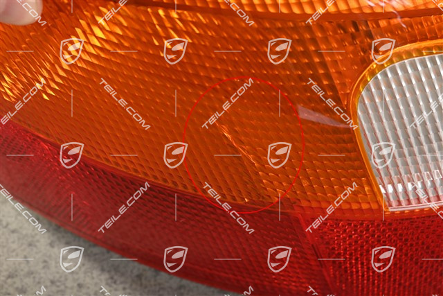 Rear light, red/yellow, L (damaged)