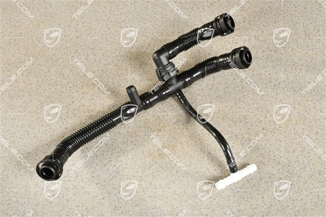 4,8L Turbo / Turbo S, Vent line / breather hose, Oil separator
