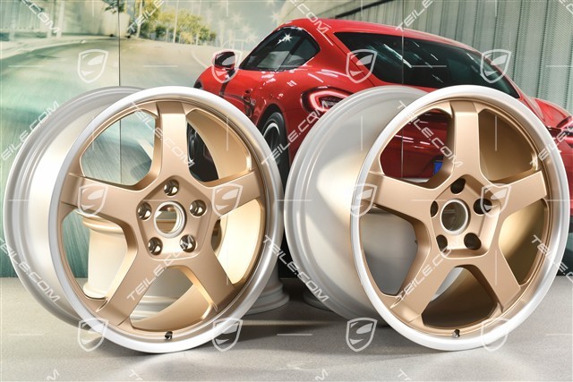20-inch wheel rim set "25 Years Boxster", 8,5J x 20 ET57 + 10,5J x 20 ET47, neodyme