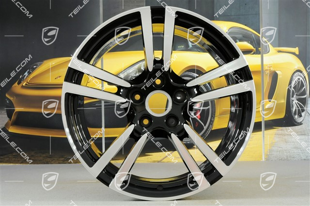 20" Felga Turbo II, 11J x 20 ET68, czarny wysoki połysk
