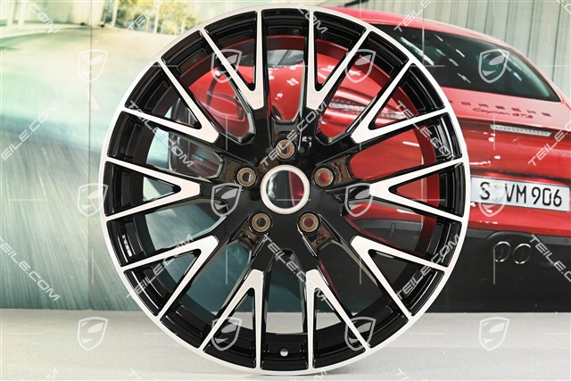 21" Panamera Exclusive Design Rad, 10,5J x 21 ET71, hochglanz schwarz