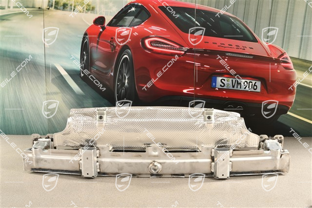 Bumper reinforcement rear, with heat protection USA