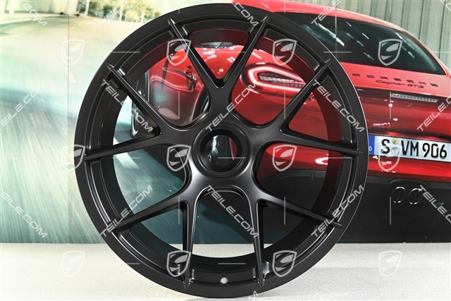 21" Lightweight construction magnesium wheel rim, 13J x 21 ET31, black satin matt 21" Lightweight construction magnesium wheel rim, 13J x 21 ET31, black satin matt