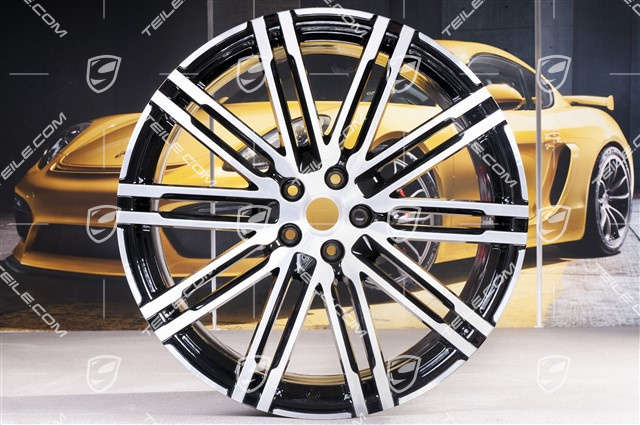 21'' Turbo III, Felga 10J x 21 ET19, czarny wysoki połysk
