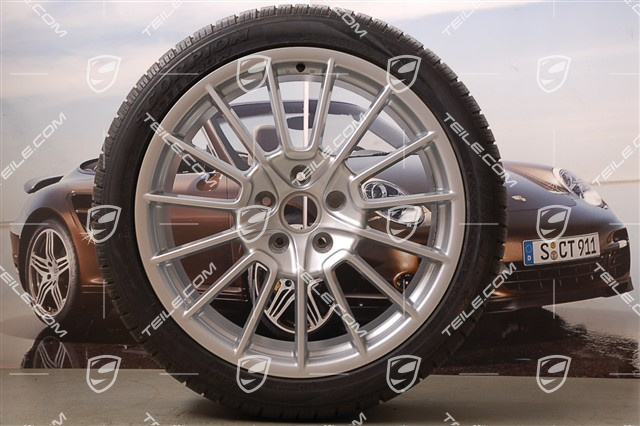 21" Cayenne SportPlus Winterräder Satz, Felgen 10Jx21 ET50 + 10Jx21 ET45, Reifen 295/35 R21Y