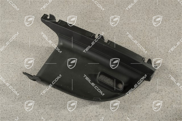 Cover Air duct / guide, Black, L