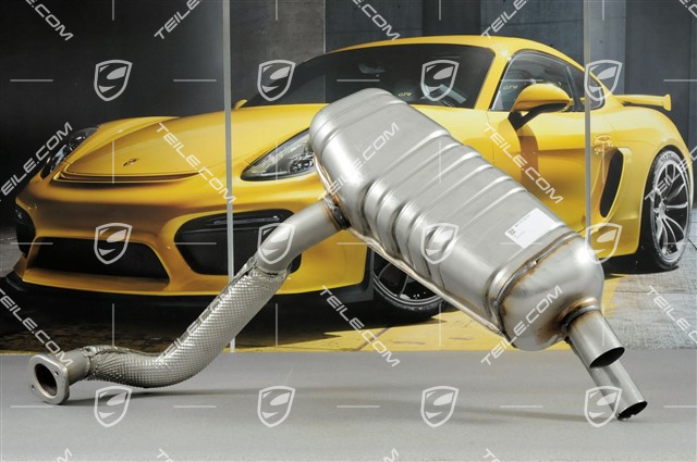 Hauptschaldämpfer, Cayman S, Akustikpaket USA, L Hauptschaldämpfer, Cayman S, Akustikpaket USA, L