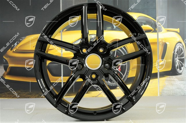 19-inch Cayenne Turbo IV (facelift) wheel rim set 8,5 x 19 ET59, black high gloss