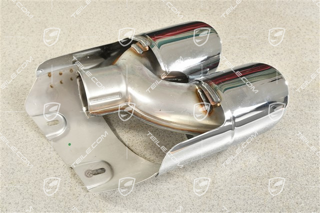 Tail pipe, polished, R