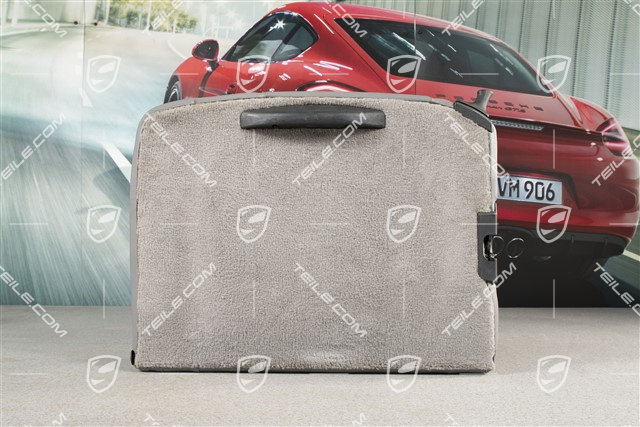 Back seat backrest, Rear, Leatherette, Graphite grey, Coupe, R