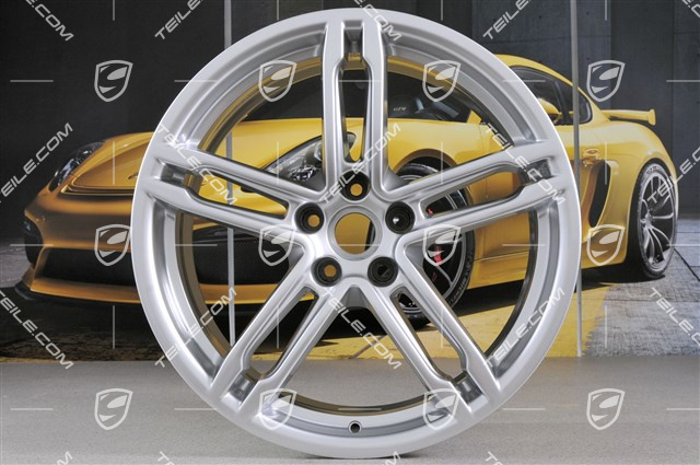 19" Wheel rim, Turbo, 8J x 19 ET21, brilliant silver