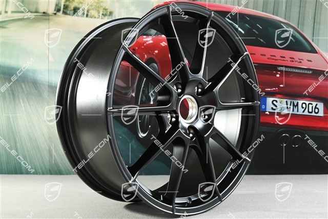 20" Felga "Boxster Spyder", 8,5J x 20 ET57, czarny satynowy półmat