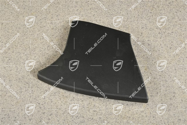 Centre console / tunnel cover, Lateral, Black, R