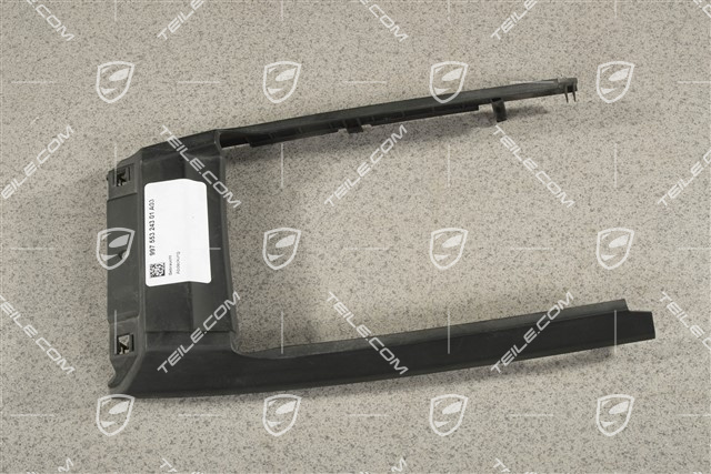 Cover / Console centre, Shifter Trim / panel, manual, Black
