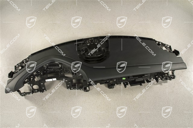 Dashboard / Instrument trim, upper part, w/o Head up display, Club Leather, Basalt Black