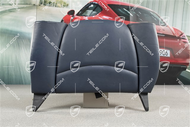 Notsitzrückenlehne / Rücksitz / Rückenlehne, Leder, Nachtblau, Coupe / Targa, L