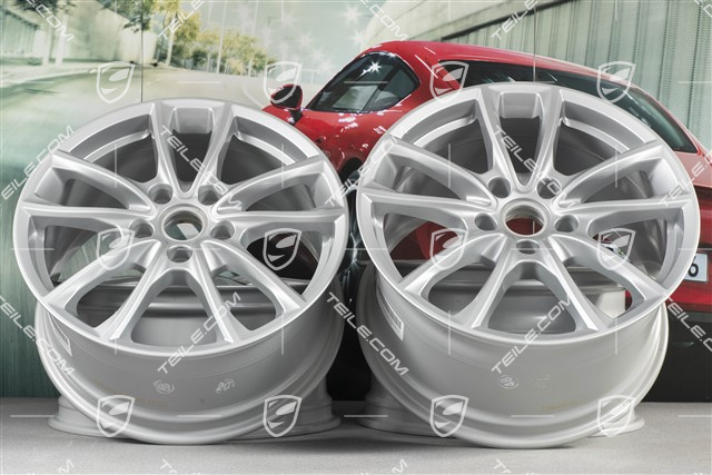 19" wheel rim set Panamera S, 9J x 19 ET64 + 10,5J x 19 ET62