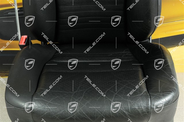 Sitz, manual einstellbar, heizung, Leder/Kunstleder, Schwarz, beschädigt, L