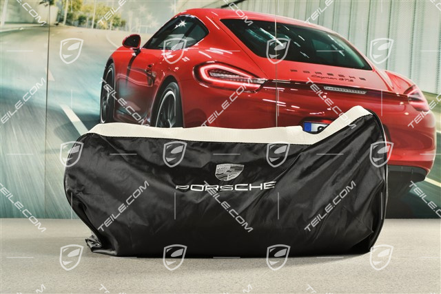 Facelift, Abdeckhülle, Innen, farbig Porsche Wappen