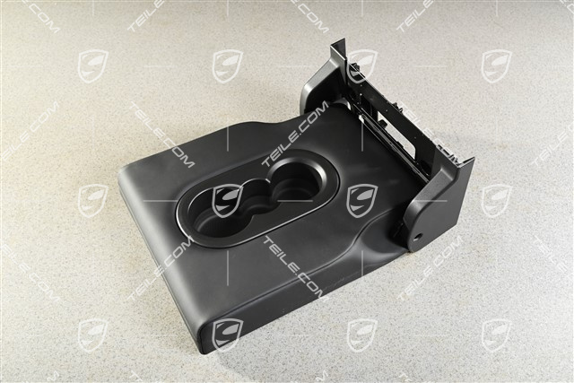 Rear seats Armrest, smooth leather Black