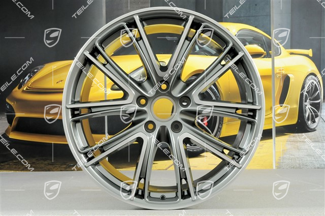 21" Felge Panamera Exclusiv, 11,5J x 21 ET69, Platinsilber-Metallic
