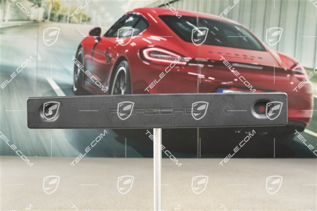 Front bumper number / Licence plate support, small, Black