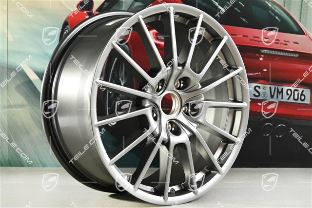 20" felga Panamera Sport, 9,5J x 20 ET65, platinum satynowy półmat