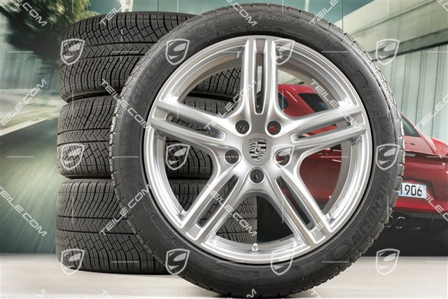 20-inch winter wheels set "Panamera Turbo", rims 9,5 J x 20 ET71 + 10,5 J x 20 ET71 + Michelin Pilot Alpin 4 winter tires 275/40 R20 + 315/35 R20