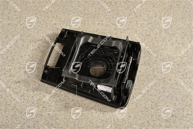 GT4, Abdeckung Schaltkulisse PDK-Getriebe, Schwarz / Galvanosilber