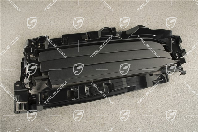 Turbo, Side air duct / ventilation grille / air flap, Black matte, L
