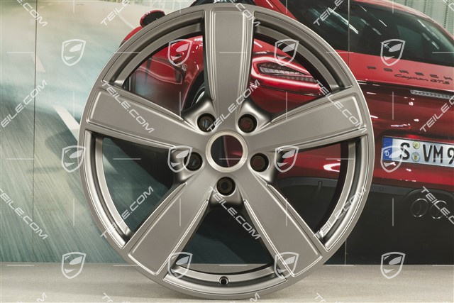 20" Felge Sport Classic Komfort, 9J x 20 ET50, Platinum Seidenmatt
