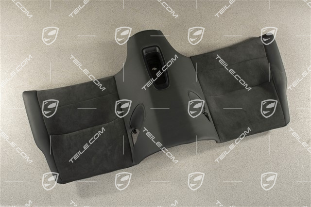 GTS, Coupe Targa Convertible, Back seat lower / cushion, Leather / Alcantara, Black