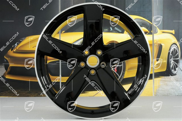 21-inch Sport Classic, alloy wheels set, 9J x 21 ET26 + 10J x 21 ET19, Black