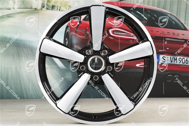 20" Felga Carrera Exclusive, 8,5J x 20 ET53, czarny wysoki połysk