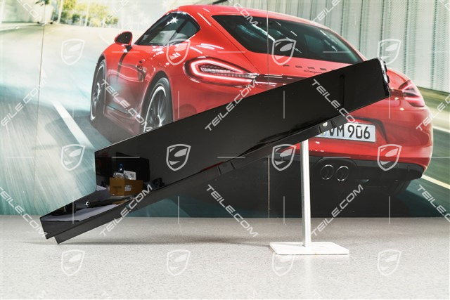 B-pillar outer cover, Front, Black, Coupe, R