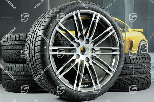 20-inch Turbo III winter wheel set, 8,5J x 20 ET51 + 11J x 20 ET70 + NEW Pirelli winter tyres 245/35 ZR20 + 295/30 ZR20, with TPMS