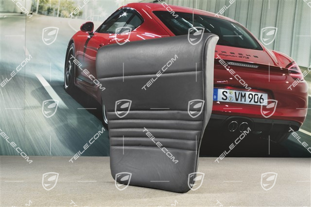 Back seat lower / cushion, Cabrio, leather, Metropol blue, R