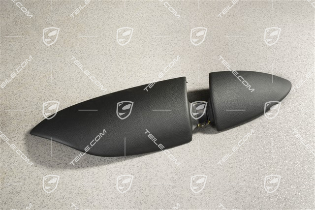 Abdeckblende, Armlehne, Tuer hinten, Schwarz, L