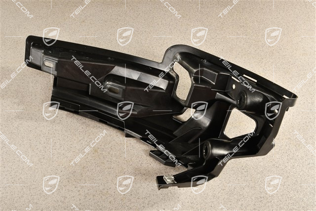 Rear bumper retaining strip, L