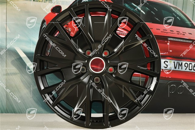 20" Felga Taycan Turbo S Aero Design, 9J x 20 ET54, czarny satynowy mat