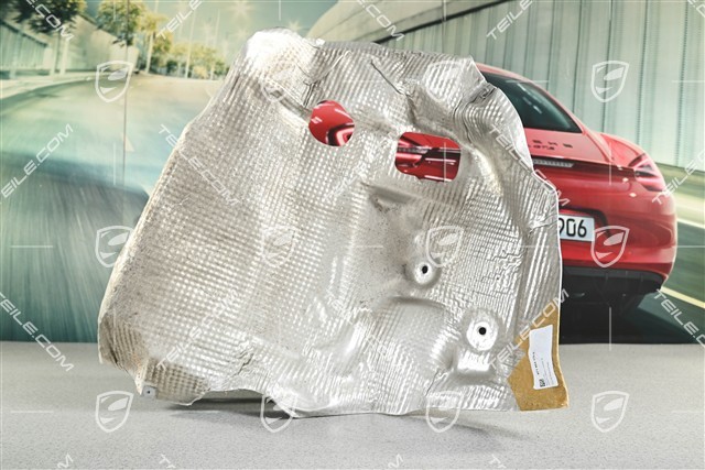 Heat shield, rear, R
